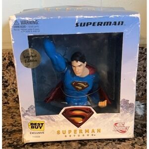 Superman DC Direct Superman Returns Exclusive Bust Figure Box in fair condition